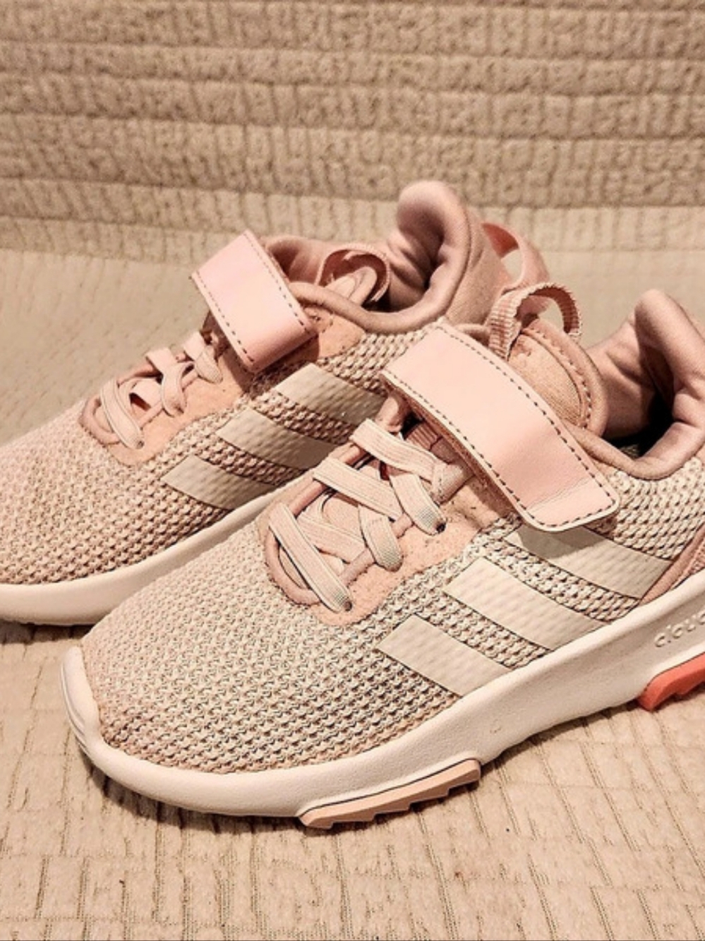 adidas Fortarun Kids Sneakers Pink White US 11K